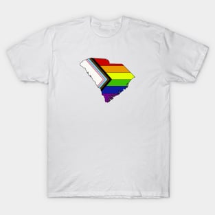 Progress pride flag - South Carolina T-Shirt